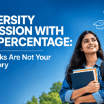 university admission with low percentage