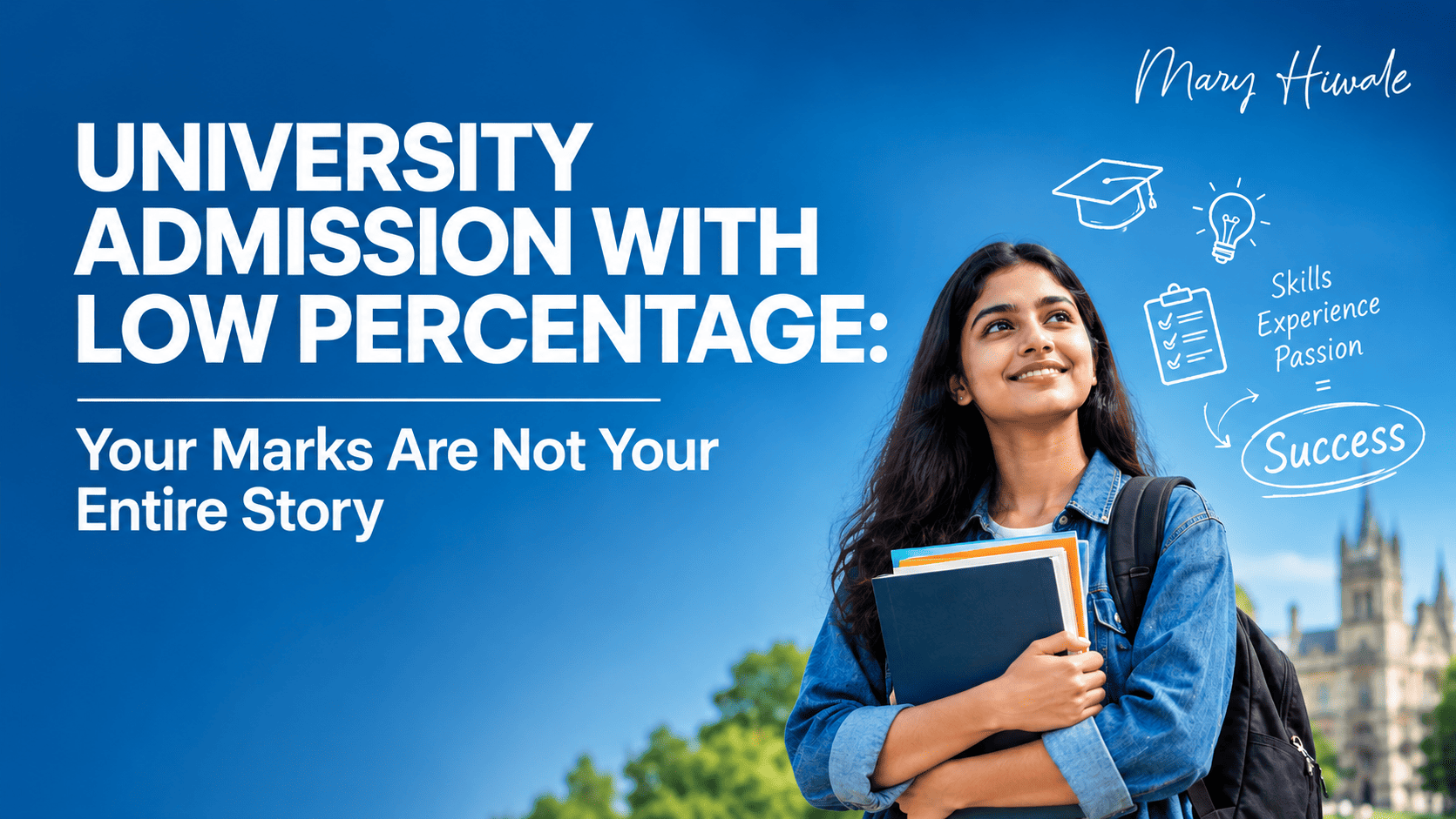 university admission with low percentage