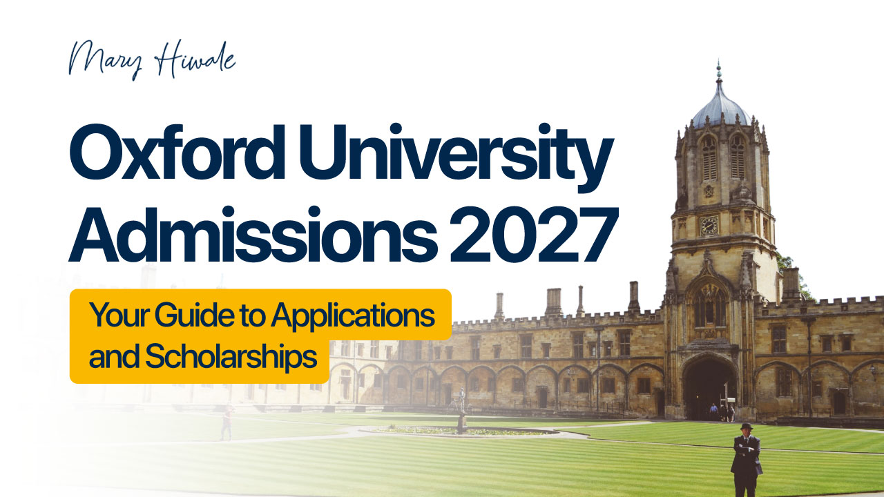Oxford University admissions 2027